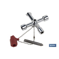 Llave de cabina, contadores...