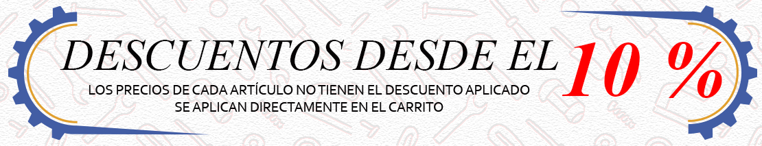Descuentos a partir del 10 % en todos los artículos